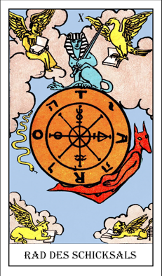 Tarotkarte das Rad des Schicksals