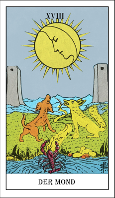 Tarotkarte der Mond