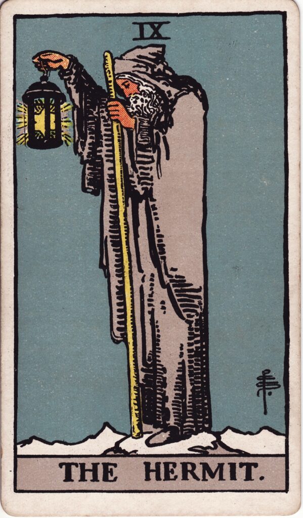 Tarotkarte der Eremit