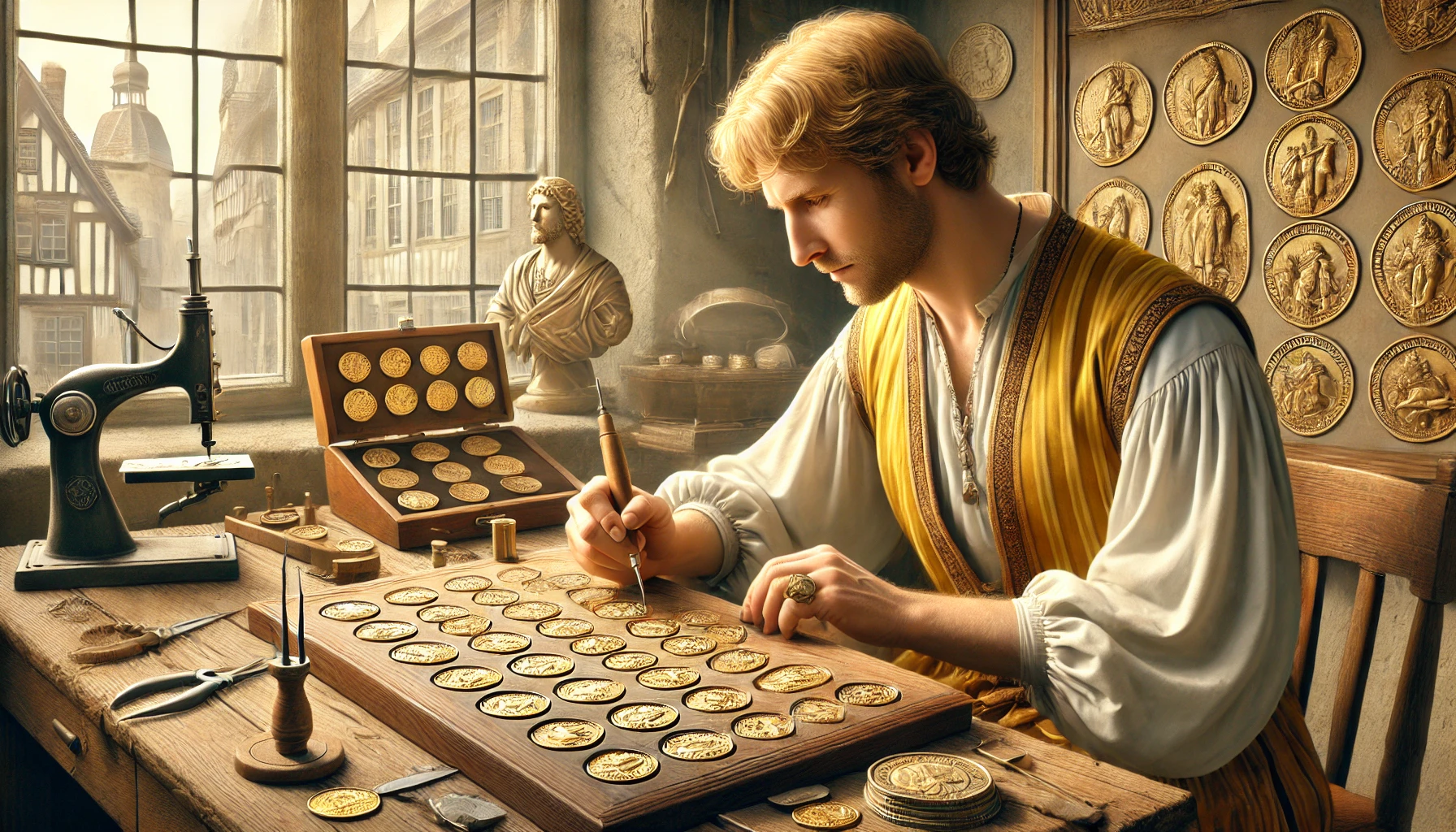 Acht der Muenzen Tarot